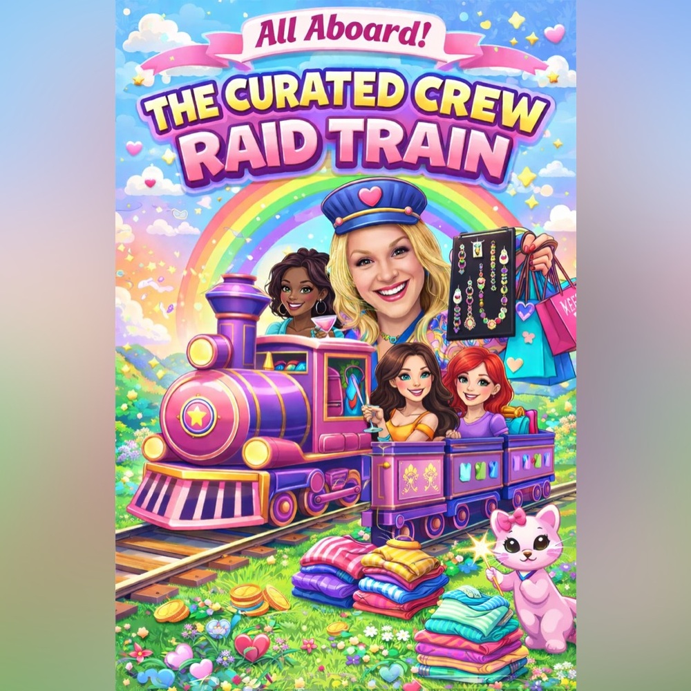 The Curated Crew Raid Train 5/23 Notification Flyer - Picture 2 of 2